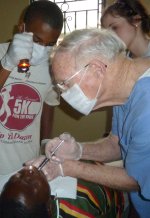 Dr. Sandusky giving injection
